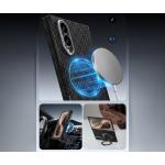 Kit protectie 2 in 1 Benks Magnetic Armor Grid Air Grand Combo, Carcasa cu fibra Kevlar si Folie sticla securizata GlassWarrior, compatibil cu Samsung Galaxy Z Fold 8, Negru 12 - lerato.ro