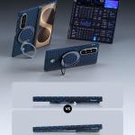 Kit protectie 2 in 1 Benks Magnetic Armor Grid Air Grand Combo, Carcasa cu fibra Kevlar si Folie sticla securizata GlassWarrior, compatibil cu Samsung Galaxy Z Fold 8 Ultra, Albastru 14 - lerato.ro