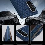 Kit protectie 2 in 1 Benks Magnetic Armor Grid Air Grand Combo, Carcasa cu fibra Kevlar si Folie sticla securizata GlassWarrior, compatibil cu Samsung Galaxy Z Fold 8 Ultra, Albastru 9 - lerato.ro