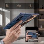 Kit protectie 2 in 1 Benks Magnetic Armor Grid Pro Grand Combo, Carcasa cu fibra Kevlar si Folie sticla securizata GlassWarrior, compatibil cu Samsung Galaxy Z Fold 8 Ultra, Albastru 13 - lerato.ro
