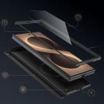 Kit protectie 2 in 1 Benks Magnetic Armor Grid Pro Grand Combo, Carcasa cu fibra Kevlar si Folie sticla securizata GlassWarrior, compatibil cu Samsung Galaxy Z Fold 8 Ultra, Negru 13 - lerato.ro