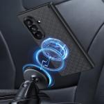 Kit protectie 2 in 1 Benks Magnetic Armor Grid Pro Grand Combo, Carcasa cu fibra Kevlar si Folie sticla securizata GlassWarrior, compatibil cu Samsung Galaxy Z Fold 8 Ultra, Negru 9 - lerato.ro