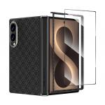Kit protectie 2 in 1 Benks Magnetic Armor Grid Pro Grand Combo, Carcasa cu fibra Kevlar si Folie sticla securizata GlassWarrior, compatibil cu Samsung Galaxy Z Fold 8, Negru 2 - lerato.ro
