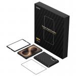 Kit protectie 2 in 1 Benks Magnetic Armor Grid Pro Grand Combo, Carcasa cu fibra Kevlar si Folie sticla securizata GlassWarrior, compatibil cu Samsung Galaxy Z Fold 8, Negru 14 - lerato.ro