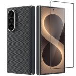 Kit protectie 2 in 1 Benks Magnetic Armor Grid Air Grand Combo, Carcasa cu fibra Kevlar si Folie sticla securizata GlassWarrior, compatibil cu Samsung Galaxy Z Fold 8 Ultra, Negru 2 - lerato.ro