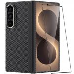 Kit protectie 2 in 1 Benks Magnetic Armor Grid Air Grand Combo, Carcasa cu fibra Kevlar si Folie sticla securizata GlassWarrior, compatibil cu Samsung Galaxy Z Fold 8 Ultra, Negru 5 - lerato.ro