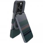 Portofel magnetic Benks ArmorGo Kevlar 600D, Compatibil MagSafe, Functie de stand, Aurora Light 3 - lerato.ro