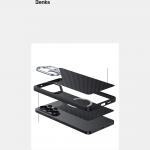 Carcasa Benks Armor Pro Kevlar Metal Frame 600D cu MagSafe compatibila cu Samsung Galaxy S26 Plus, Negru 9 - lerato.ro