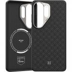 Carcasa Benks Armor Pro Armor Grid Kevlar Metal Frame 600D cu MagSafe compatibila cu Samsung Galaxy S26 Ultra, Negru 3 - lerato.ro