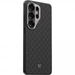 Carcasa Benks Armor Pro Armor Grid Kevlar Metal Frame 600D cu MagSafe compatibila cu Samsung Galaxy S26 Ultra, Negru 5 - lerato.ro