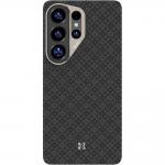 Carcasa Benks Magnetic Armor Air Armor Grid Kevlar Metal Frame 600D cu MagSafe compatibila cu Samsung Galaxy S26 Ultra, Negru 2 - lerato.ro