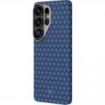 Carcasa Benks Magnetic Armor Air Armor Grid Kevlar Metal Frame 600D cu MagSafe compatibila cu Samsung Galaxy S26 Ultra, Albastru 5 - lerato.ro