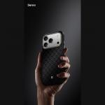 Carcasa Benks Armor Pro Armor Grid Kevlar Metal Frame 600D cu MagSafe compatibila cu iPhone 17 Pro Max, Negru 16 - lerato.ro
