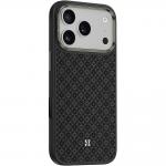 Carcasa Benks Armor Pro Armor Grid Kevlar Metal Frame 600D cu MagSafe compatibila cu iPhone 17 Pro Max, Negru 4 - lerato.ro