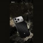 Carcasa Benks Armor Pro Armor Grid Kevlar Metal Frame 600D cu MagSafe compatibila cu iPhone 17 Pro Max, Negru 7 - lerato.ro