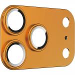 Protectie camera foto Benks Glass Warrior Metal Integrated Lens Protector compatibila cu iPhone 17 Pro Max, Portocaliu 4 - lerato.ro