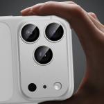 Protectie camera foto Benks Glass Warrior Metal Integrated Lens Protector compatibila cu iPhone 17 Pro Max, Portocaliu 10 - lerato.ro