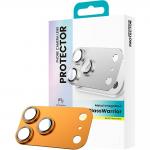 Protectie camera foto Benks Glass Warrior Metal Integrated Lens Protector compatibila cu iPhone 17 Pro Max, Portocaliu 11 - lerato.ro