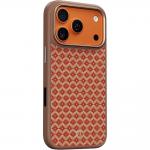 Carcasa Benks Armor Pro Armor Grid Kevlar Metal Frame 600D cu MagSafe compatibila cu iPhone 17 Pro Max, Orange 3 - lerato.ro
