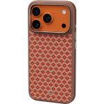 Carcasa Benks Armor Pro Armor Grid Kevlar Metal Frame 600D cu MagSafe compatibila cu iPhone 17 Pro Max, Orange 5 - lerato.ro