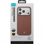 Carcasa Benks Armor Pro Armor Grid Kevlar Metal Frame 600D cu MagSafe compatibila cu iPhone 17 Pro Max, Orange 6 - lerato.ro
