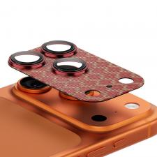 Protectie camera foto Benks Armor Warrior Lens ArmorGrid compatibila cu iPhone 17 Pro Max, Portocaliu