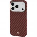 Carcasa Benks Magnetic Armor Air Armor Grid Kevlar Metal Frame 600D cu MagSafe compatibila cu iPhone 17 Pro Max, Portocaliu 6 - lerato.ro