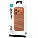 Carcasa Benks Armor Pro Armor Grid Kevlar Metal Frame 600D cu MagSafe compatibila cu iPhone 17 Pro Max, Portocaliu 14 - lerato.ro