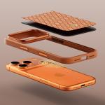 Carcasa Benks Armor Pro Armor Grid Kevlar Metal Frame 600D cu MagSafe compatibila cu iPhone 17 Pro Max, Portocaliu 8 - lerato.ro