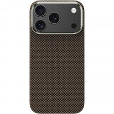 Carcasa Benks Armor Tint Kevlar 1000D cu MagSafe compatibila cu iPhone 17 Pro, Gold