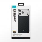 Carcasa Benks Magnetic Armor Air Armor Grid Kevlar Metal Frame 600D cu MagSafe compatibila cu iPhone 17 Pro, Negru 14 - lerato.ro
