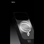Carcasa Benks Magnetic Armor Air Armor Grid Kevlar Metal Frame 600D cu MagSafe compatibila cu iPhone 17 Pro, Negru 10 - lerato.ro