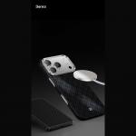 Carcasa Benks Magnetic Armor Air Armor Grid Kevlar Metal Frame 600D cu MagSafe compatibila cu iPhone 17 Pro, Negru 11 - lerato.ro