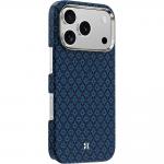 Carcasa Benks Armor Air Armor Grid Kevlar Metal Frame 600D cu MagSafe compatibila cu iPhone 17 Pro, Albastru 3 - lerato.ro