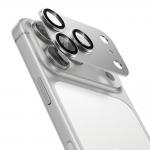 Protectie camera foto Benks Glass Warrior Metal Integrated Lens Protector compatibila cu iPhone 18 Pro / 17 Pro, Silver 3 - lerato.ro