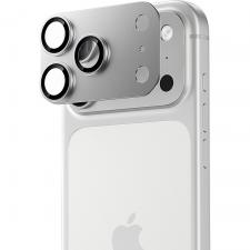 Protectie camera foto Benks Glass Warrior Metal Integrated Lens Protector compatibila cu iPhone 17 Pro, Silver