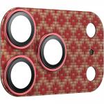 Protectie camera foto Benks Armor Warrior Lens ArmorGrid compatibila cu iPhone 17 Pro, Portocaliu 3 - lerato.ro