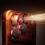 Protectie camera foto Benks Armor Warrior Lens ArmorGrid compatibila cu iPhone 17 Pro, Portocaliu 11 - lerato.ro