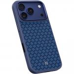 Carcasa Benks Magnetic Armor Pro Armor Grid Kevlar Metal Frame 600D cu MagSafe compatibila cu iPhone 17 Pro, Albastru 4 - lerato.ro