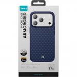 Carcasa Benks Magnetic Armor Pro Armor Grid Kevlar Metal Frame 600D cu MagSafe compatibila cu iPhone 17 Pro, Albastru 6 - lerato.ro