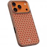 Carcasa Benks Armor Pro Armor Grid Kevlar Metal Frame 600D cu MagSafe compatibila cu iPhone 17 Pro, Orange 4 - lerato.ro