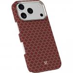 Carcasa Benks Magnetic Armor Air Armor Grid Kevlar Metal Frame 600D cu MagSafe compatibila cu iPhone 17 Pro, Portocaliu 4 - lerato.ro