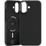 Carcasa Benks Armor Air Kevlar Metal Frame 600D cu MagSafe compatibila cu iPhone 17, Negru 3 - lerato.ro