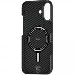 Carcasa Benks Armor Air Kevlar Metal Frame 600D cu MagSafe compatibila cu iPhone 17, Negru 4 - lerato.ro