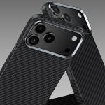 Carcasa Benks Armor Air Kevlar Metal Frame 600D cu MagSafe compatibila cu iPhone 17, Negru 6 - lerato.ro