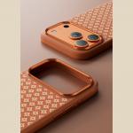 Carcasa Benks Armor Pro Armor Grid Kevlar Metal Frame 600D cu MagSafe compatibila cu iPhone 17 Pro, Portocaliu 13 - lerato.ro