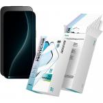 Set 10 folii protectie sticla securizata Benks Air Shield Privacy compatibile cu iPhone 17 / 16 Pro, Negru 2 - lerato.ro