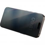 Set 10 folii protectie sticla securizata Benks Air Shield Privacy compatibile cu iPhone 17 / 16 Pro, Negru 4 - lerato.ro