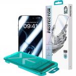 Folie protectie sticla securizata Benks Glass Warrior Privacy, Kit montare inclus, compatibila cu iPhone 17, Negru 14 - lerato.ro