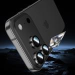 Protectie camera foto Benks Glass Warrior Metal Lens Protector compatibila cu iPhone 17, Negru 5 - lerato.ro